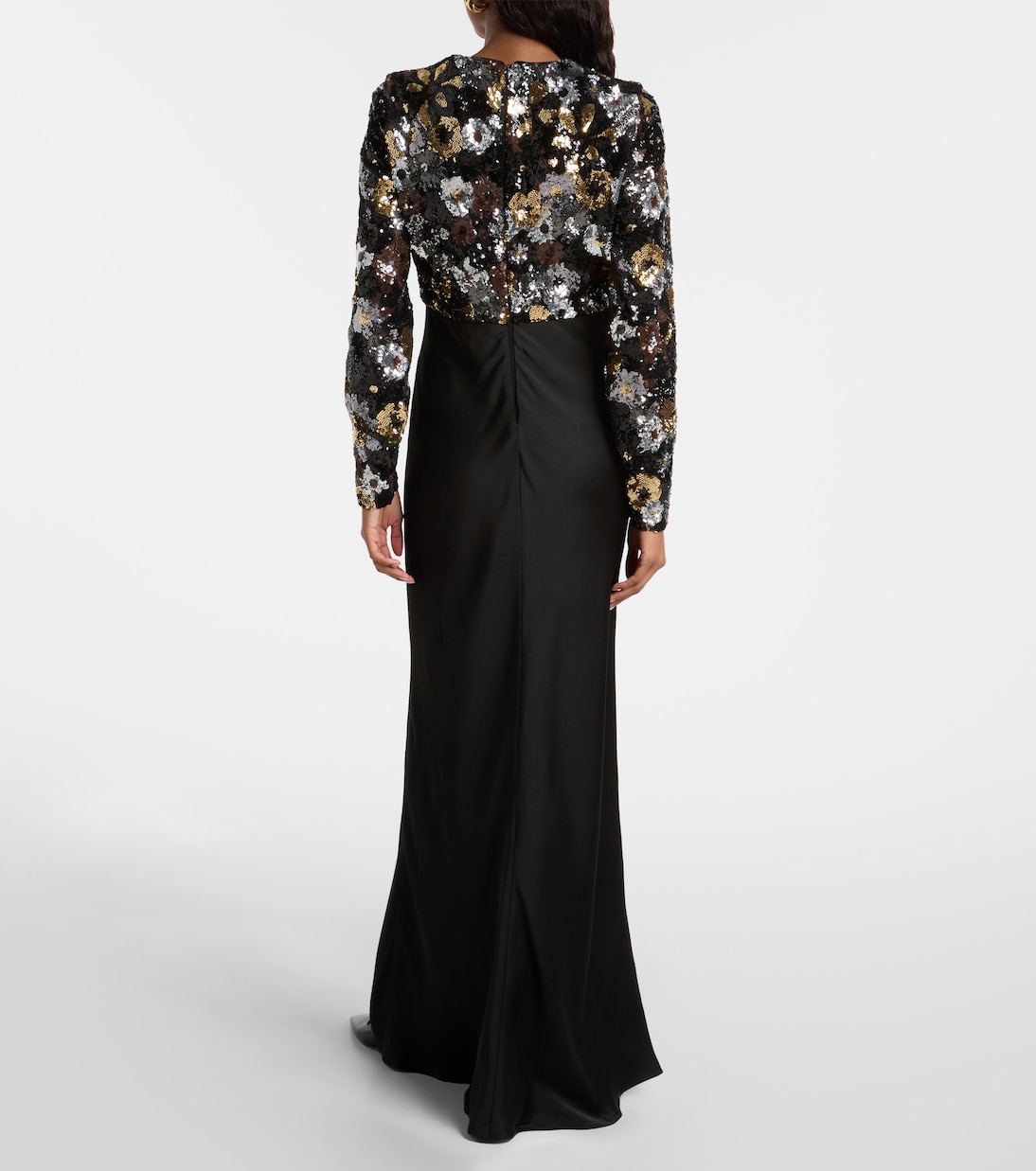 Lastra sequined tulle maxi dress | Max Mara