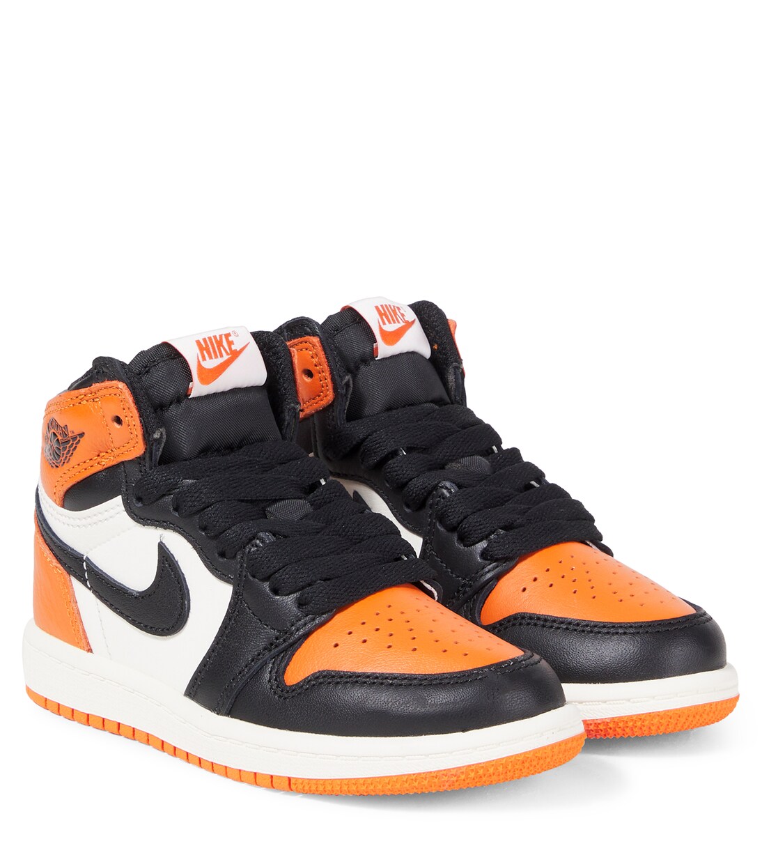 Air Jordan 1 Retro High OG leather sneakers | Nike Kids