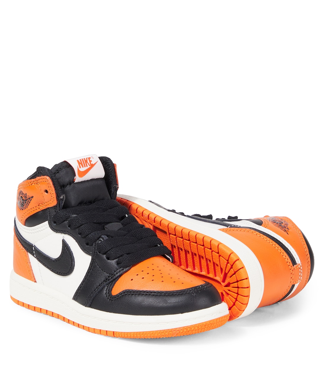 Air Jordan 1 Retro High OG leather sneakers | Nike Kids