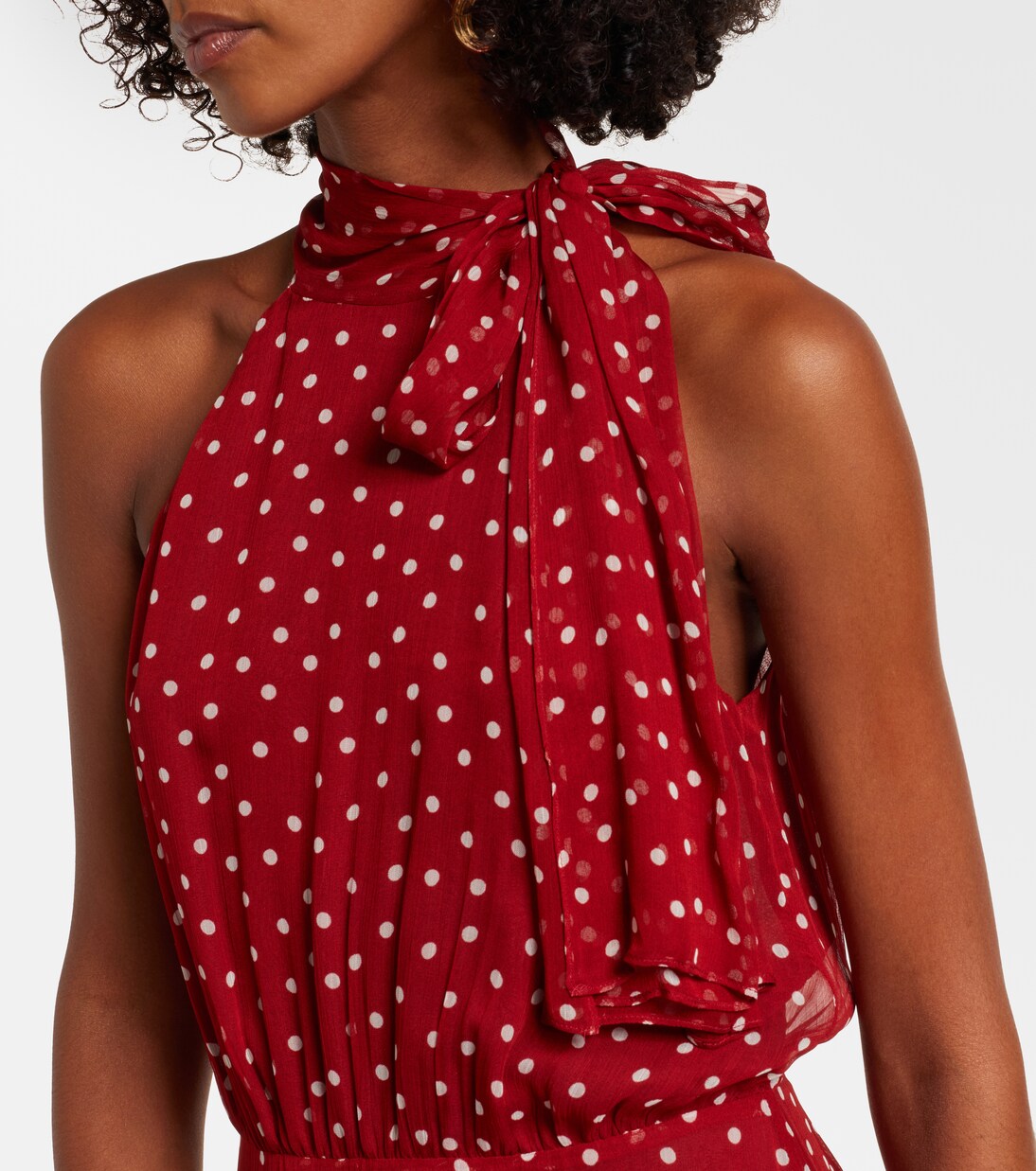 Robe midi Abi à pois | Rixo