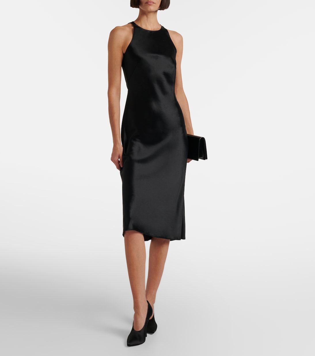 Midikleid Boulle aus Chiffon mit Pailletten | Joseph