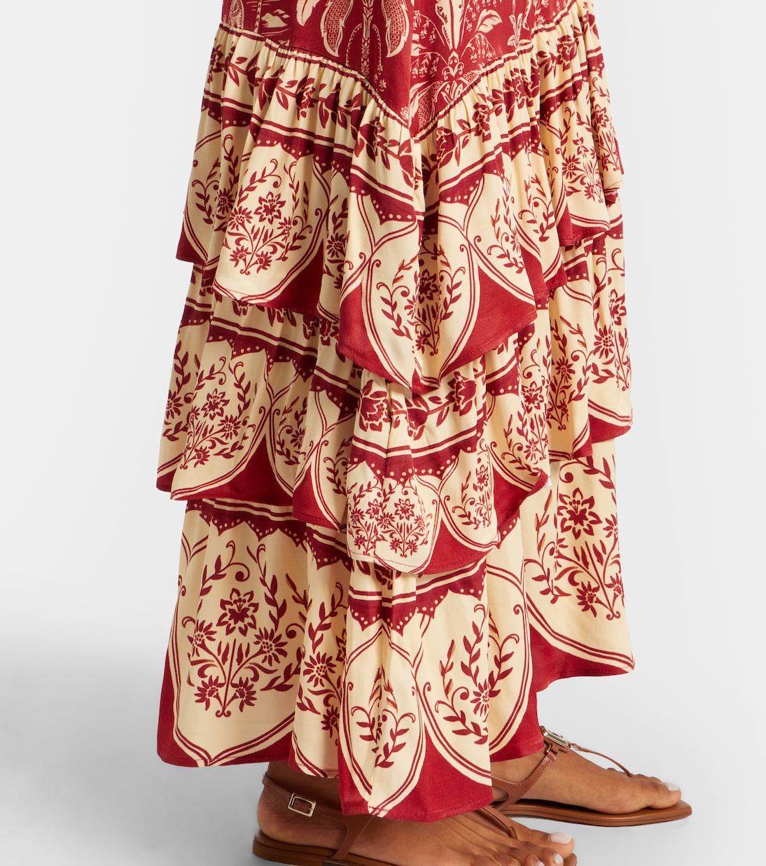 Haras printed tiered maxi dress | Farm Rio