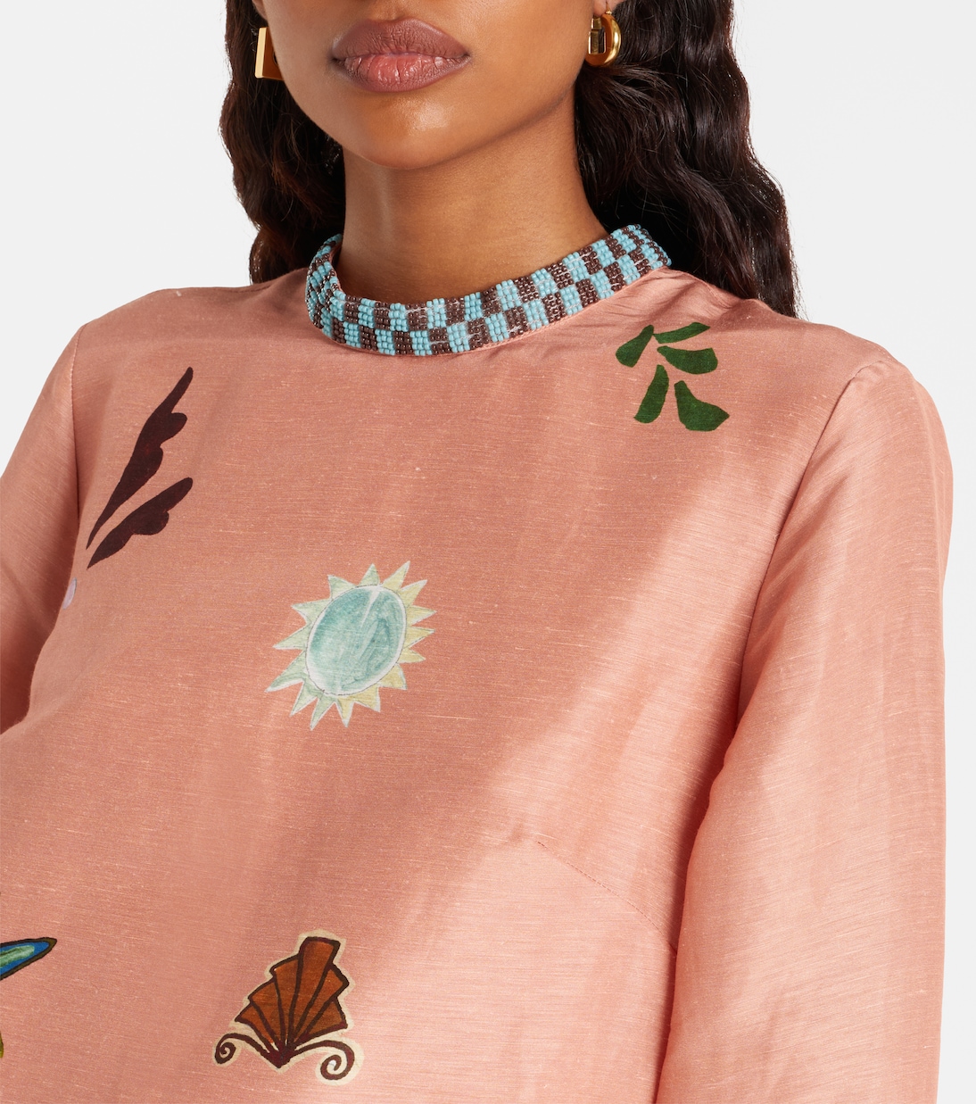 x LRNCE – Robe Laurence en lin et soie | Alémais