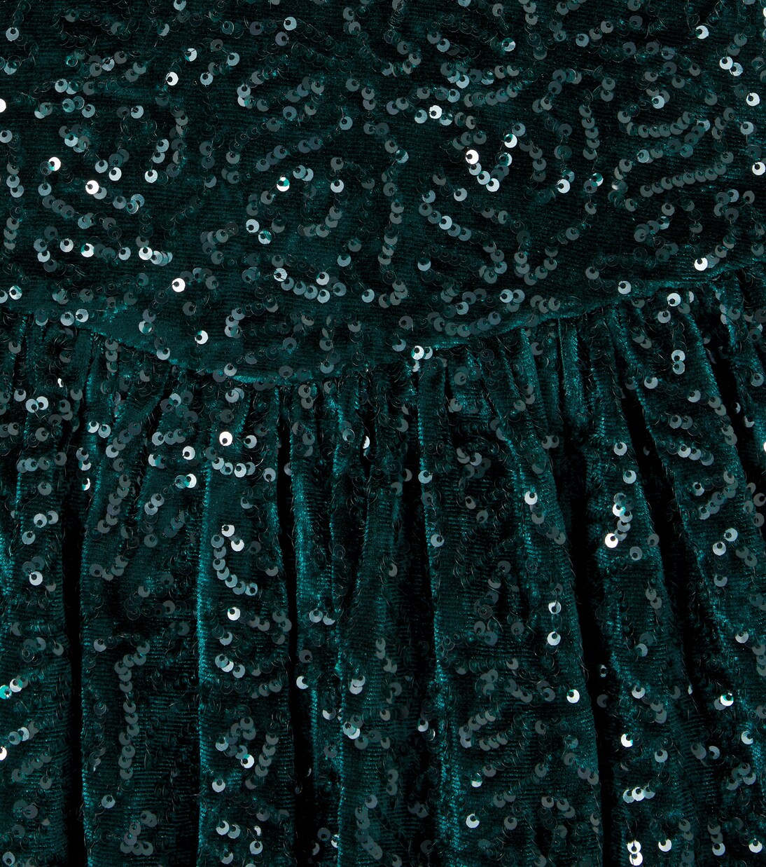 Vestido Viola de terciopelo con lentejuelas | Konges Sløjd