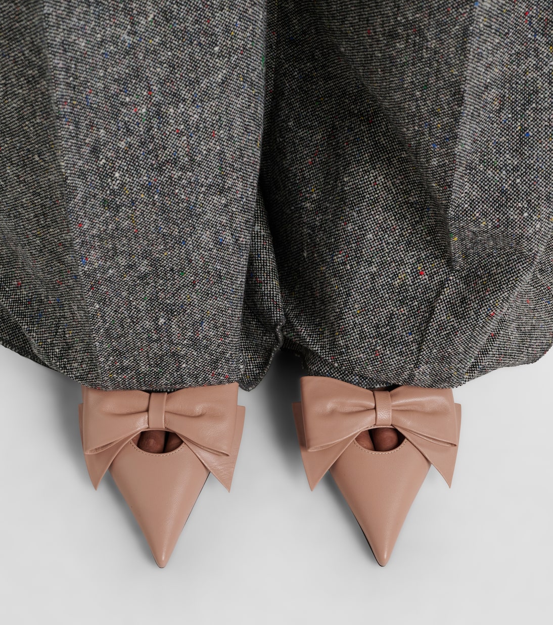 Bow-detail leather mules | Valentino Garavani