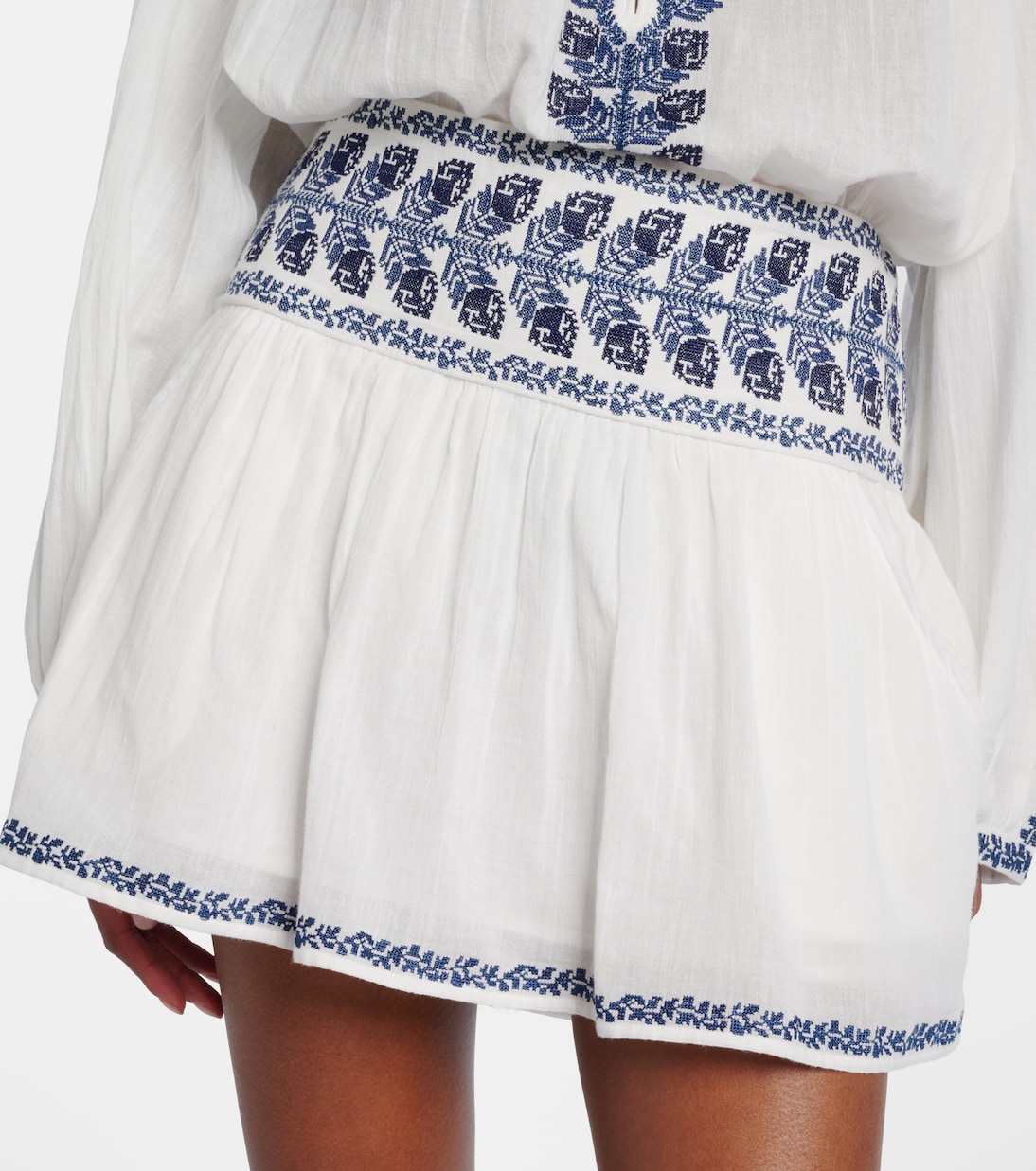 Bestickter Minirock Picadilia aus Baumwolle | Marant Etoile