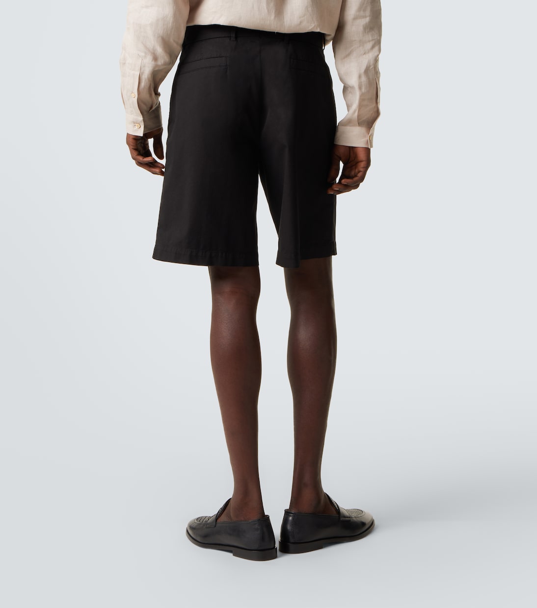 Cotton-blend Bermuda shorts | Brunello Cucinelli