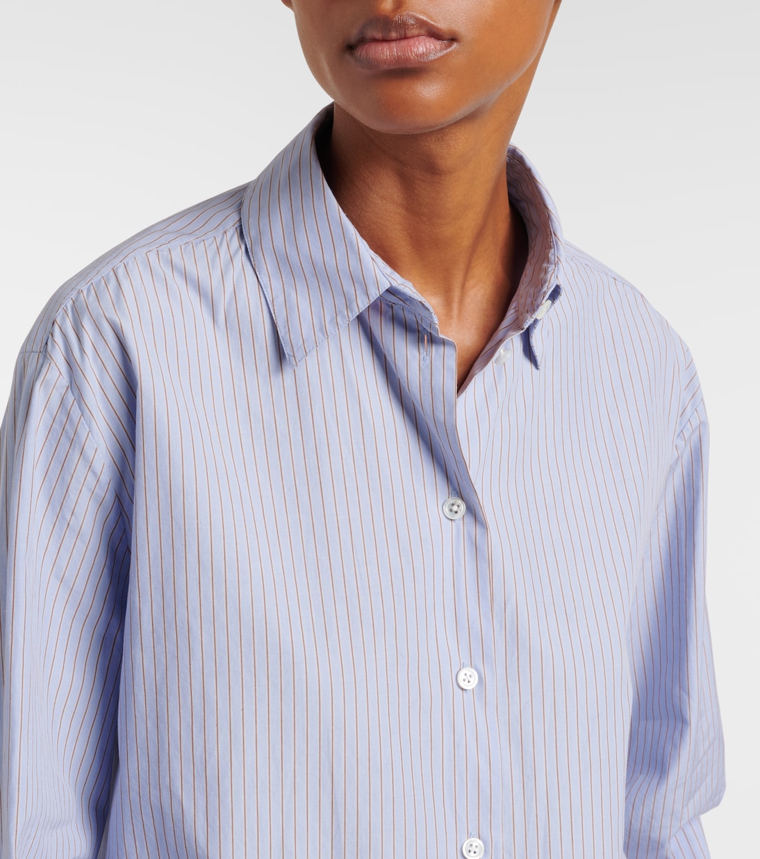 Camisa de algodón a rayas | The Row
