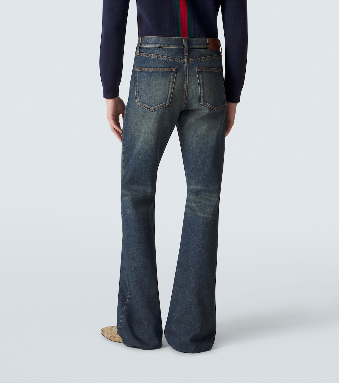 Jeans rectos con Horsebit | Gucci