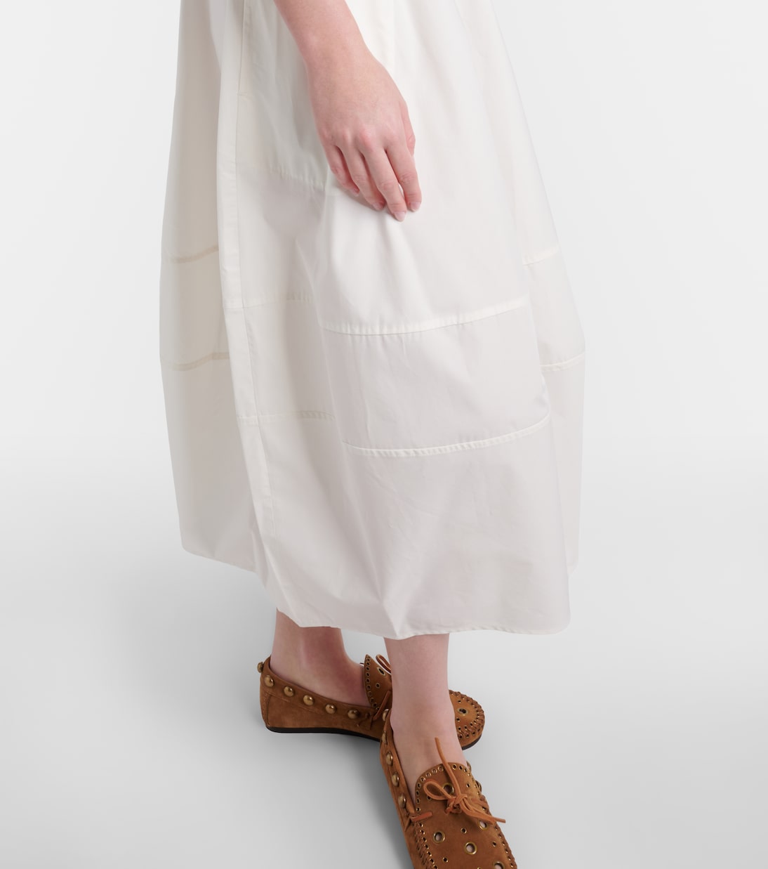 Midirock aus Baumwollpopeline | Polo Ralph Lauren