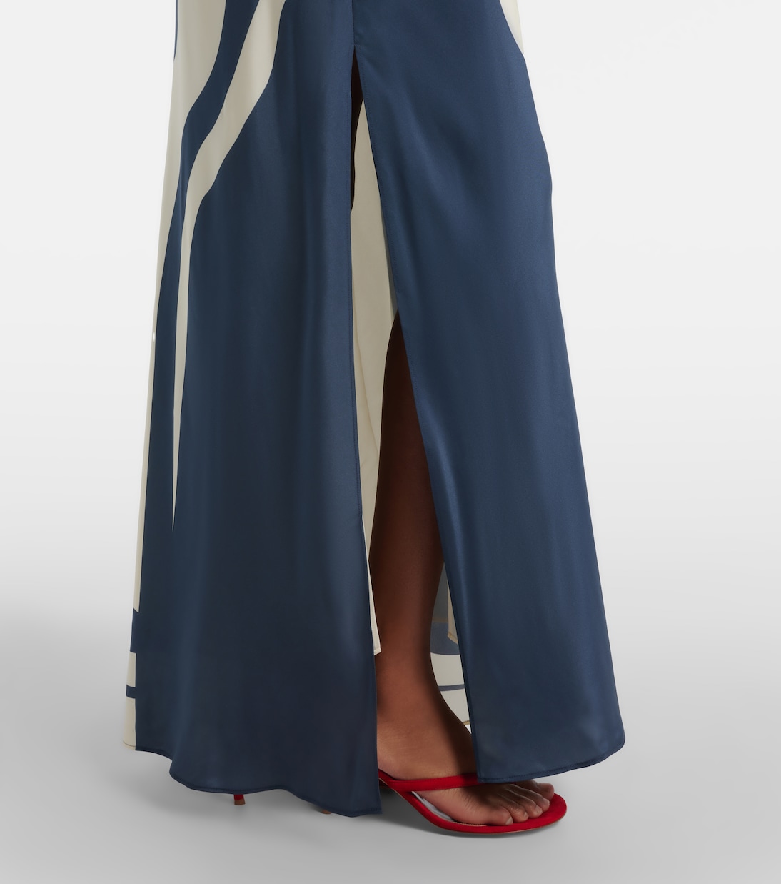 Lilou strapless silk maxi dress | SIR