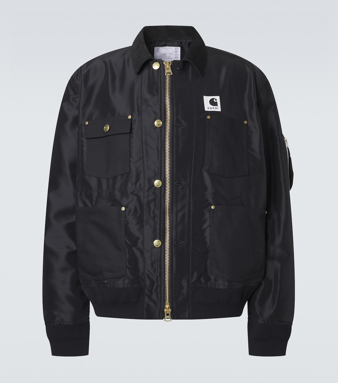 x Carhartt corduroy-trimmed blouson jacket | Sacai