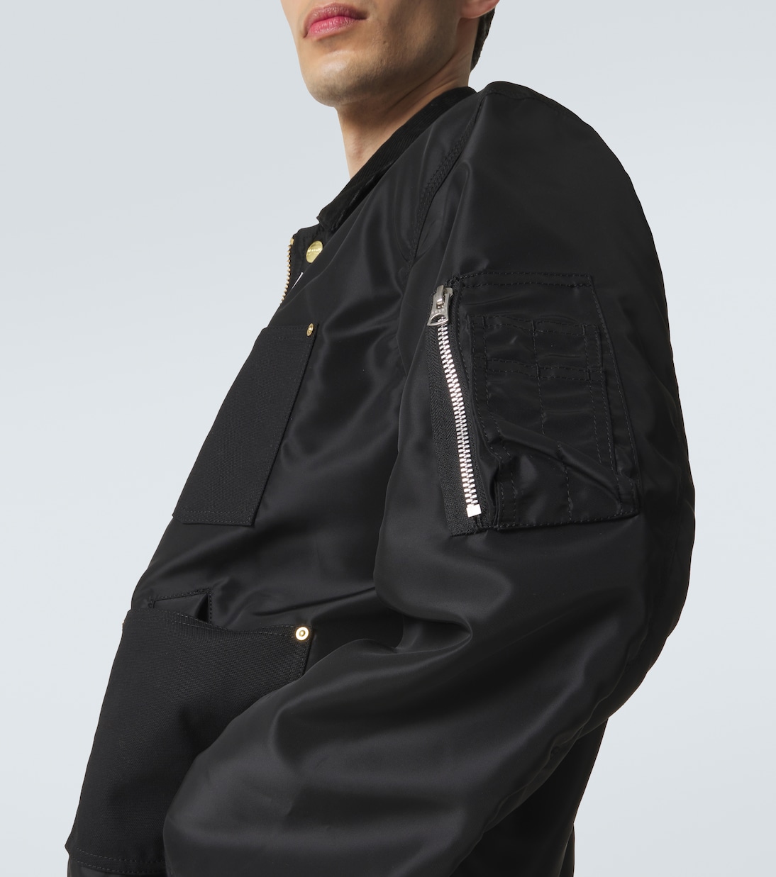x Carhartt corduroy-trimmed blouson jacket | Sacai