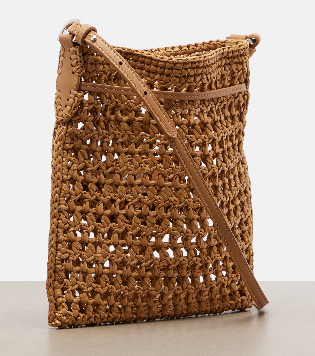 EBL Mini raffia-effect bucket bag | Tod's