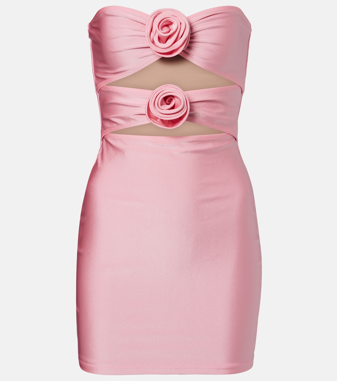 Cutout floral-appliqué minidress | Adriana Degreas