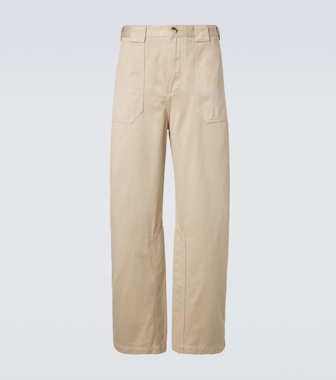 Paula's Ibiza cotton canvas straight pants | Loewe