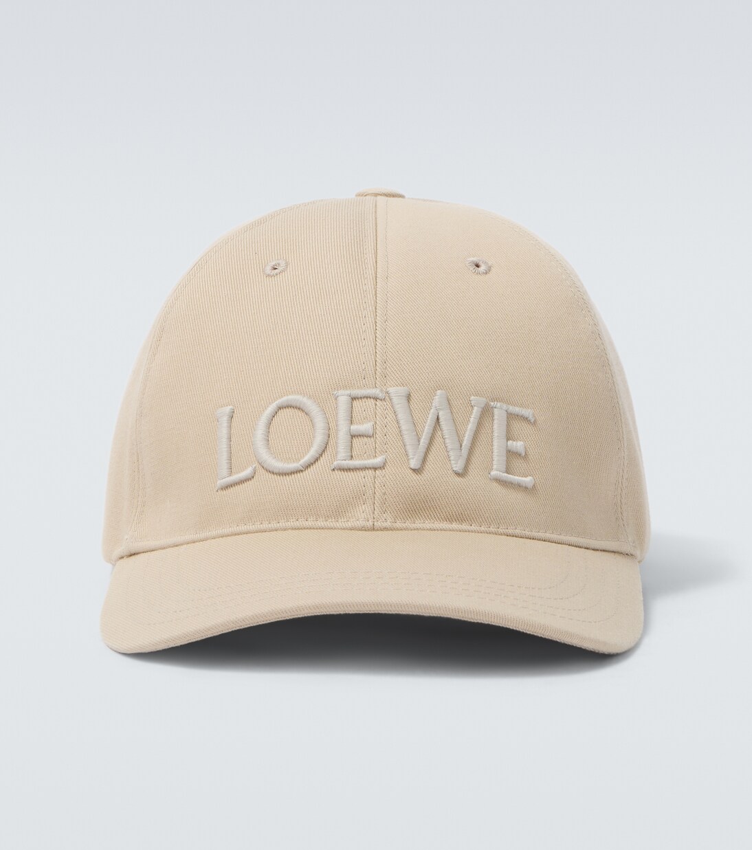 Paula's Ibiza logo embroidered cotton baseball cap | Loewe