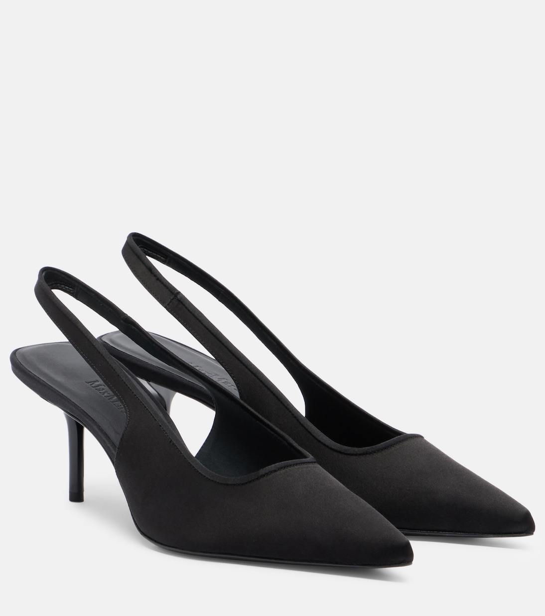 Escarpins slingback en satin | Max Mara
