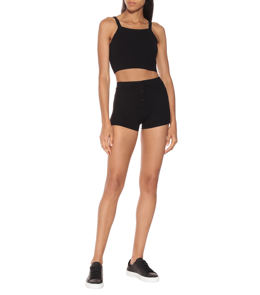 Ribbed-knit crop top | Live The Process