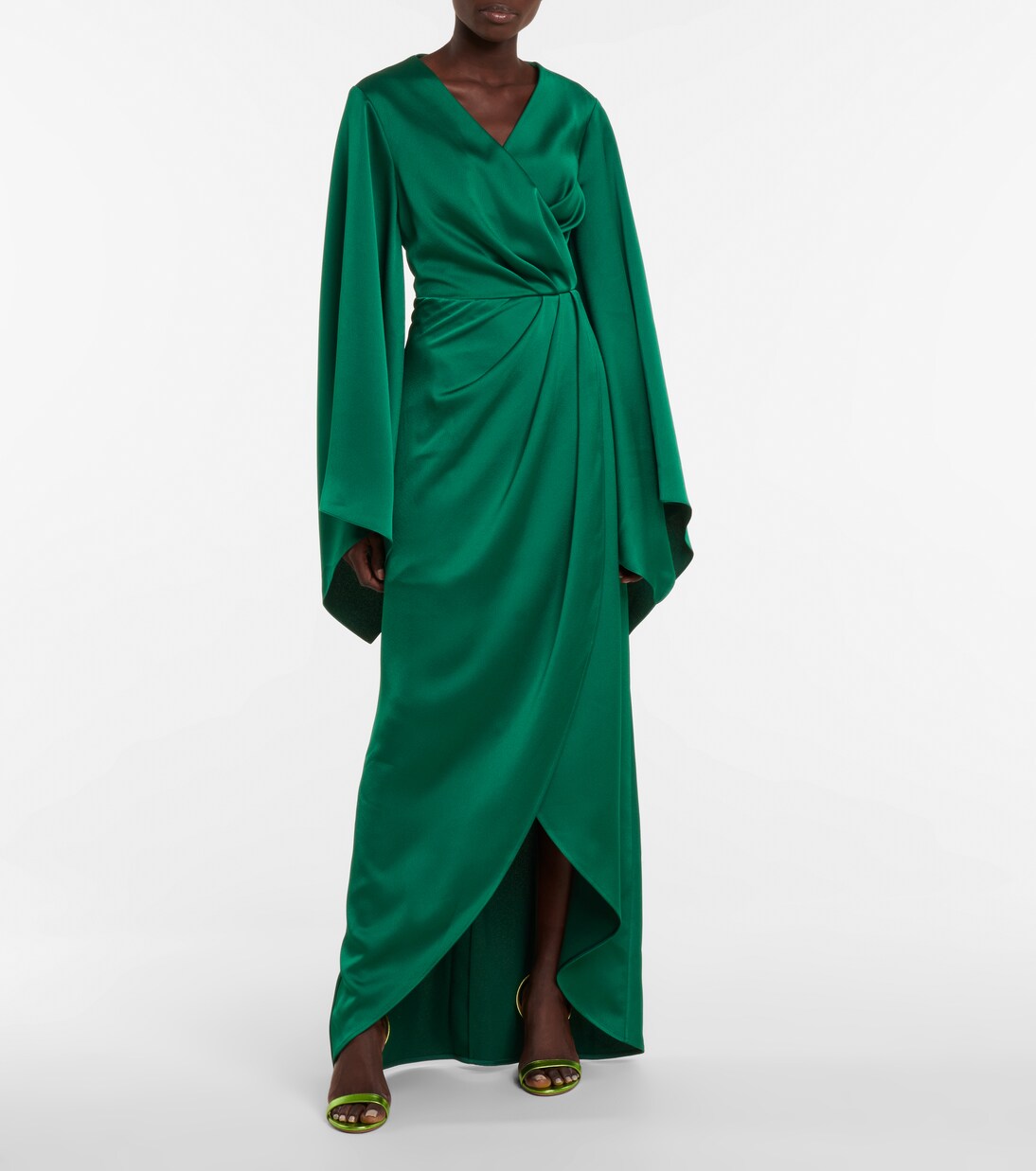 Robe aus Satin | Rasario