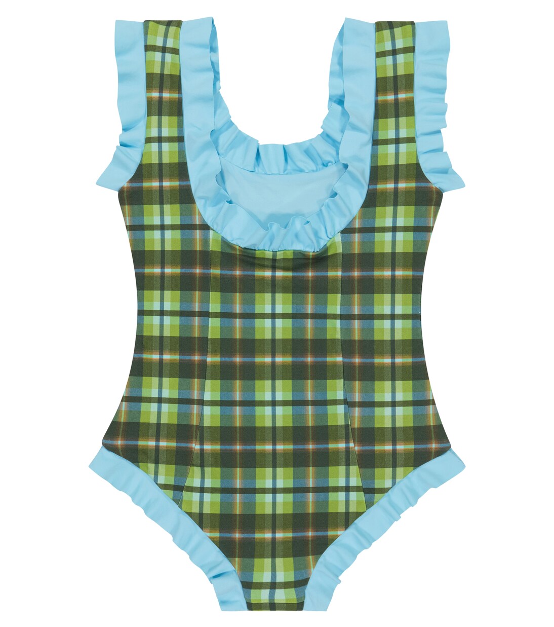 Kayenta ruffled checked swimsuit | Marysia Bumby