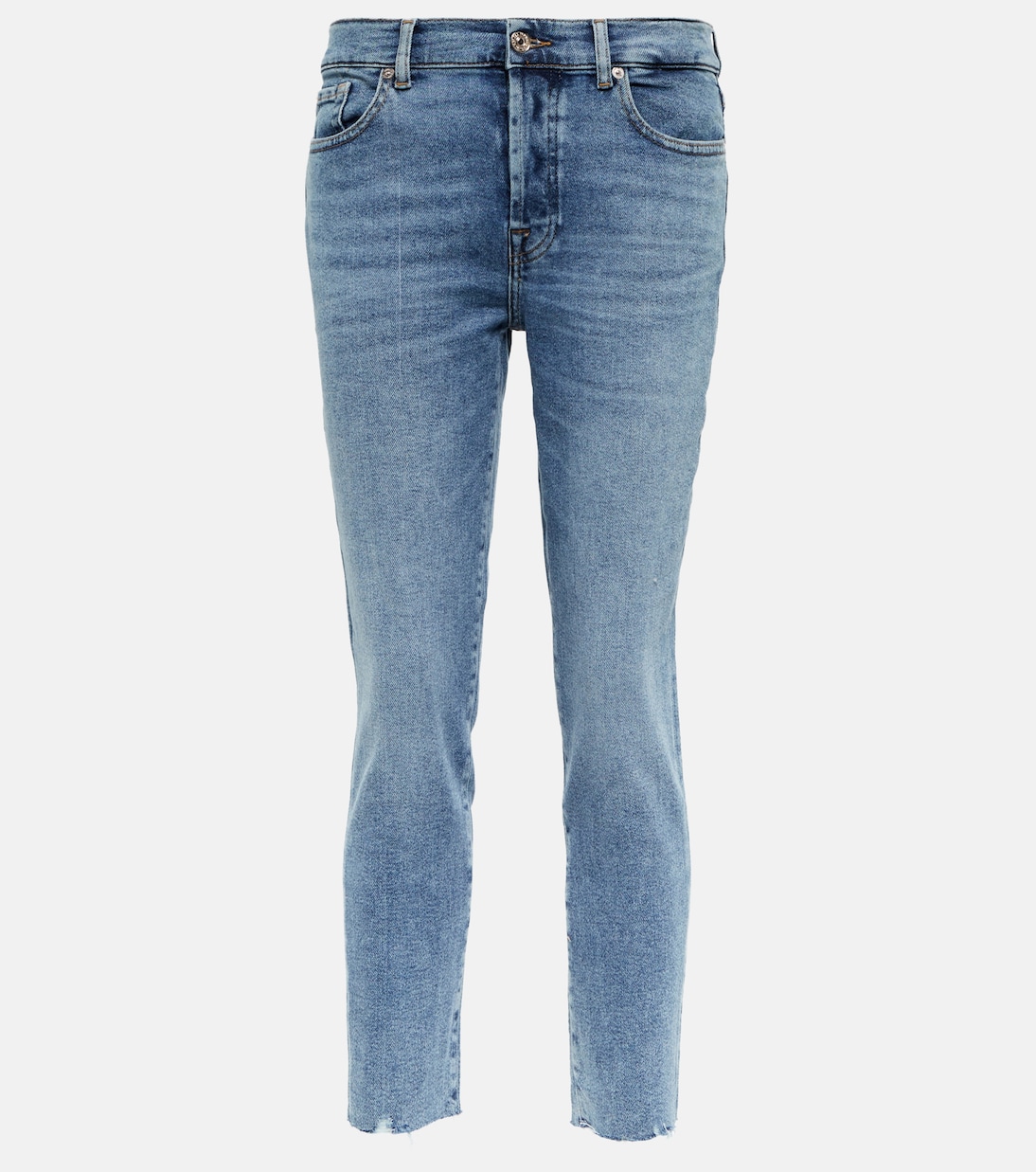 Jeans ajustados Josefina de tiro medio | 7 For All Mankind