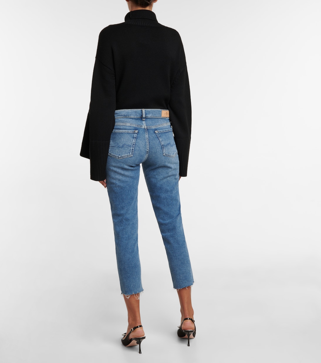 Jeans ajustados Josefina de tiro medio | 7 For All Mankind