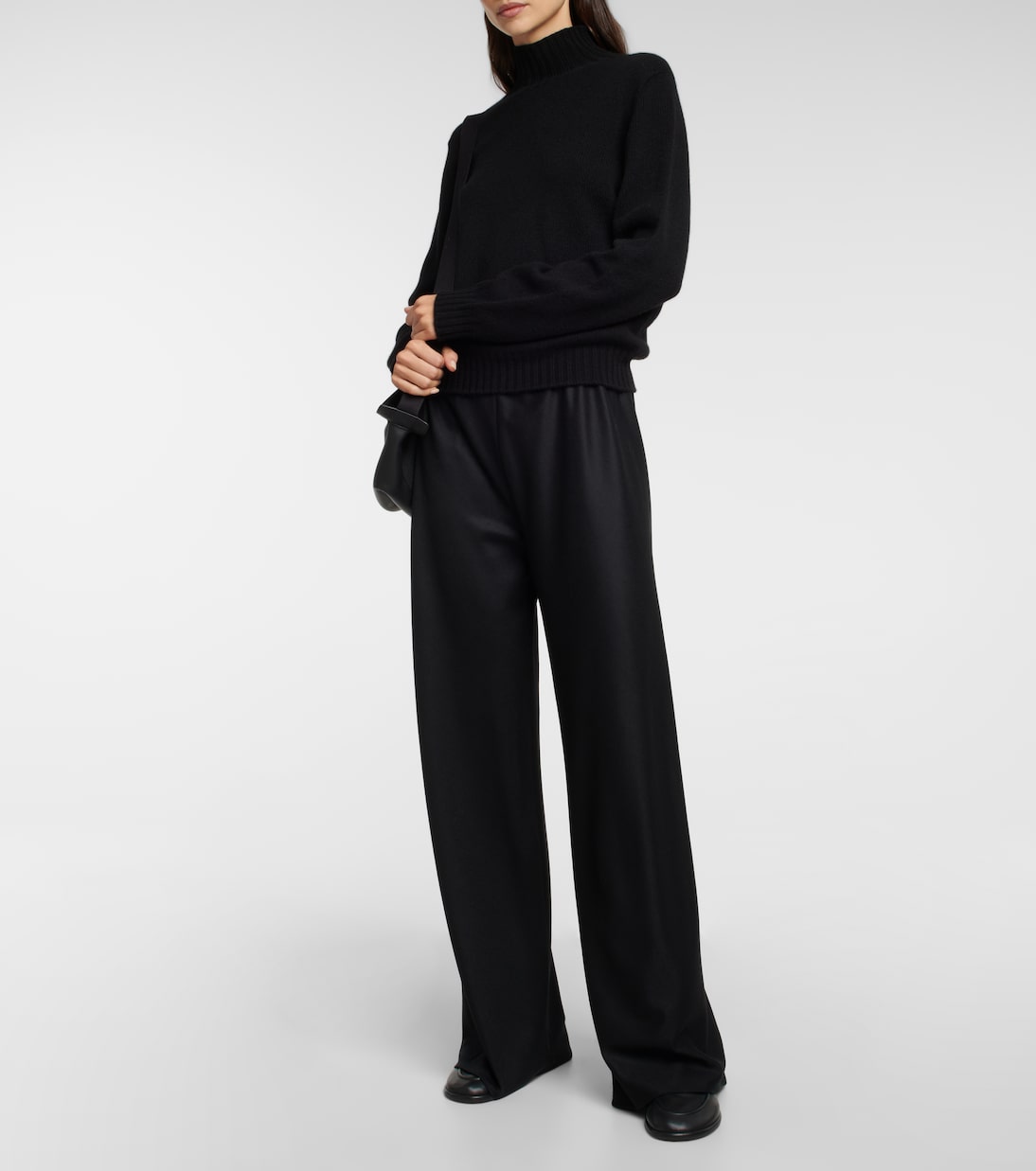 Gala virgin wool wide-leg pants | The Row