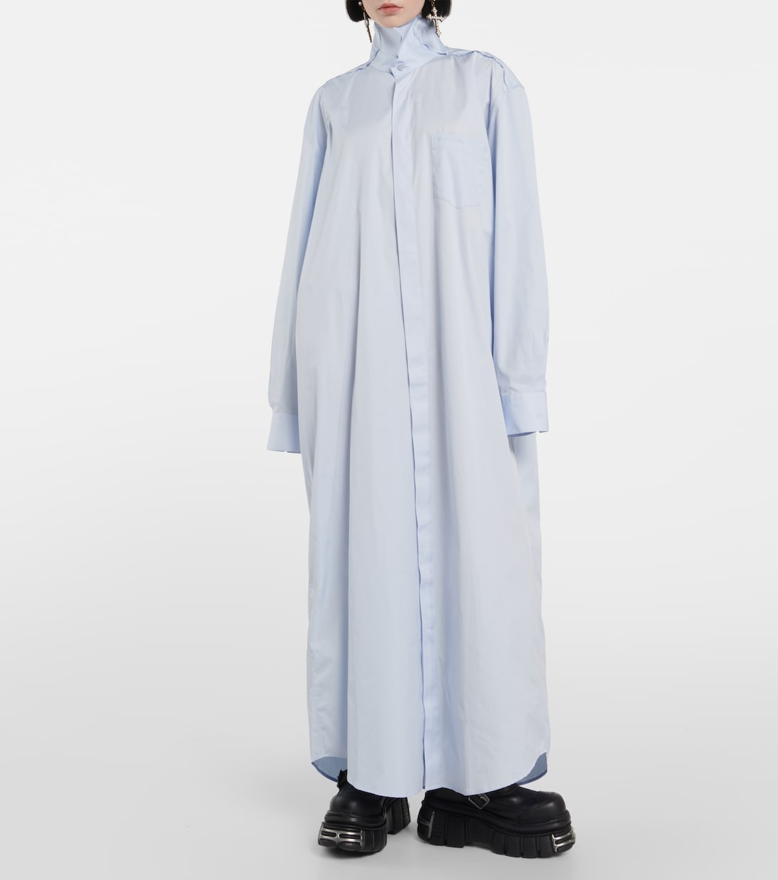 Hemdblusenkleid aus Baumwolle | Vetements