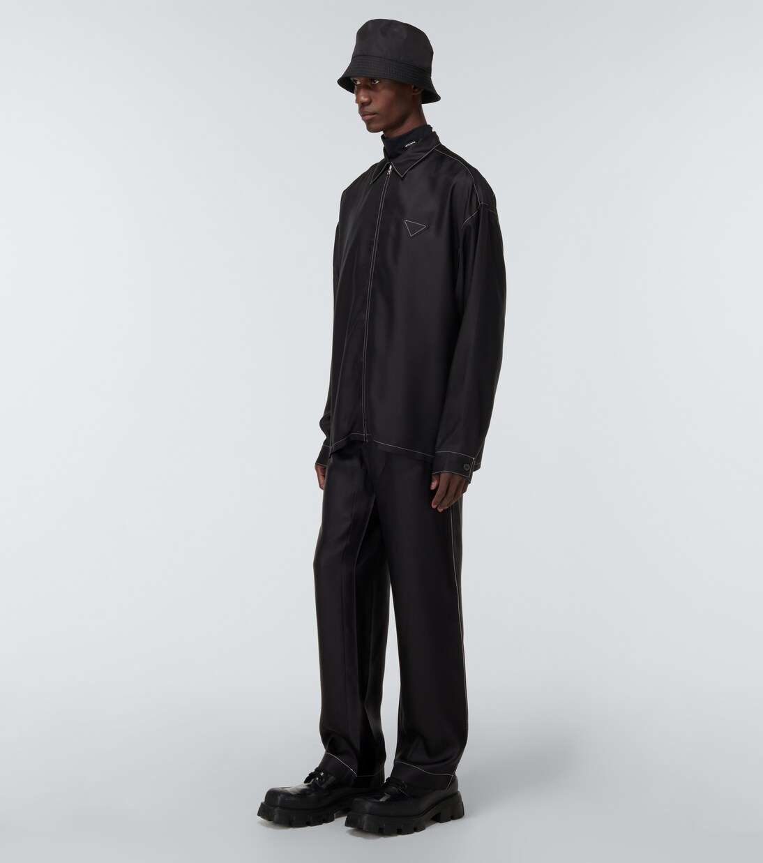 Pantaloni in seta | Prada