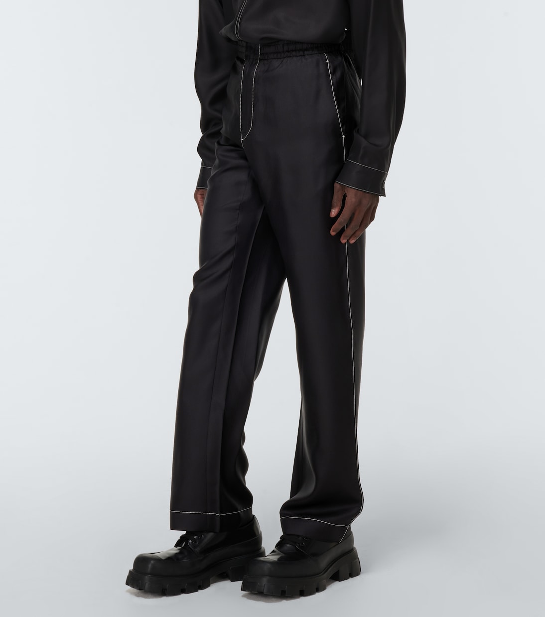 Pantaloni in seta | Prada