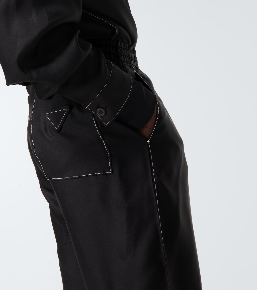 Pantaloni in seta | Prada