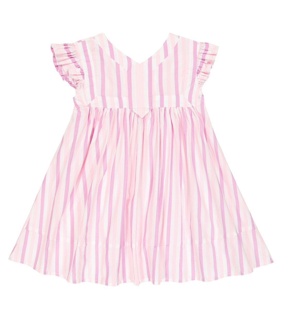Honey striped cotton dress | Morley