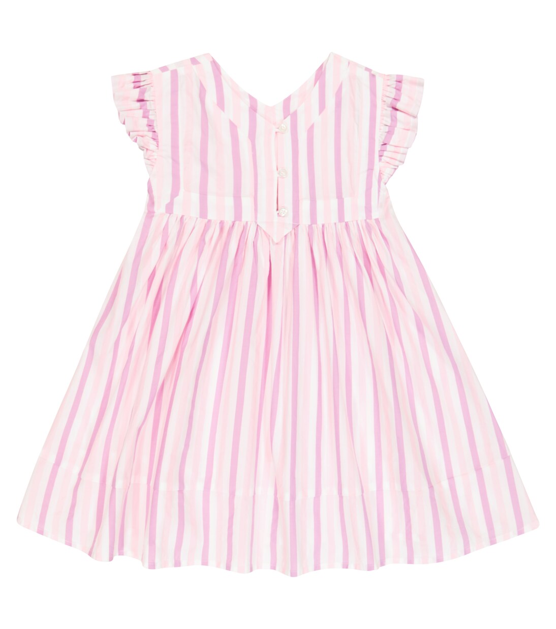 Honey striped cotton dress | Morley
