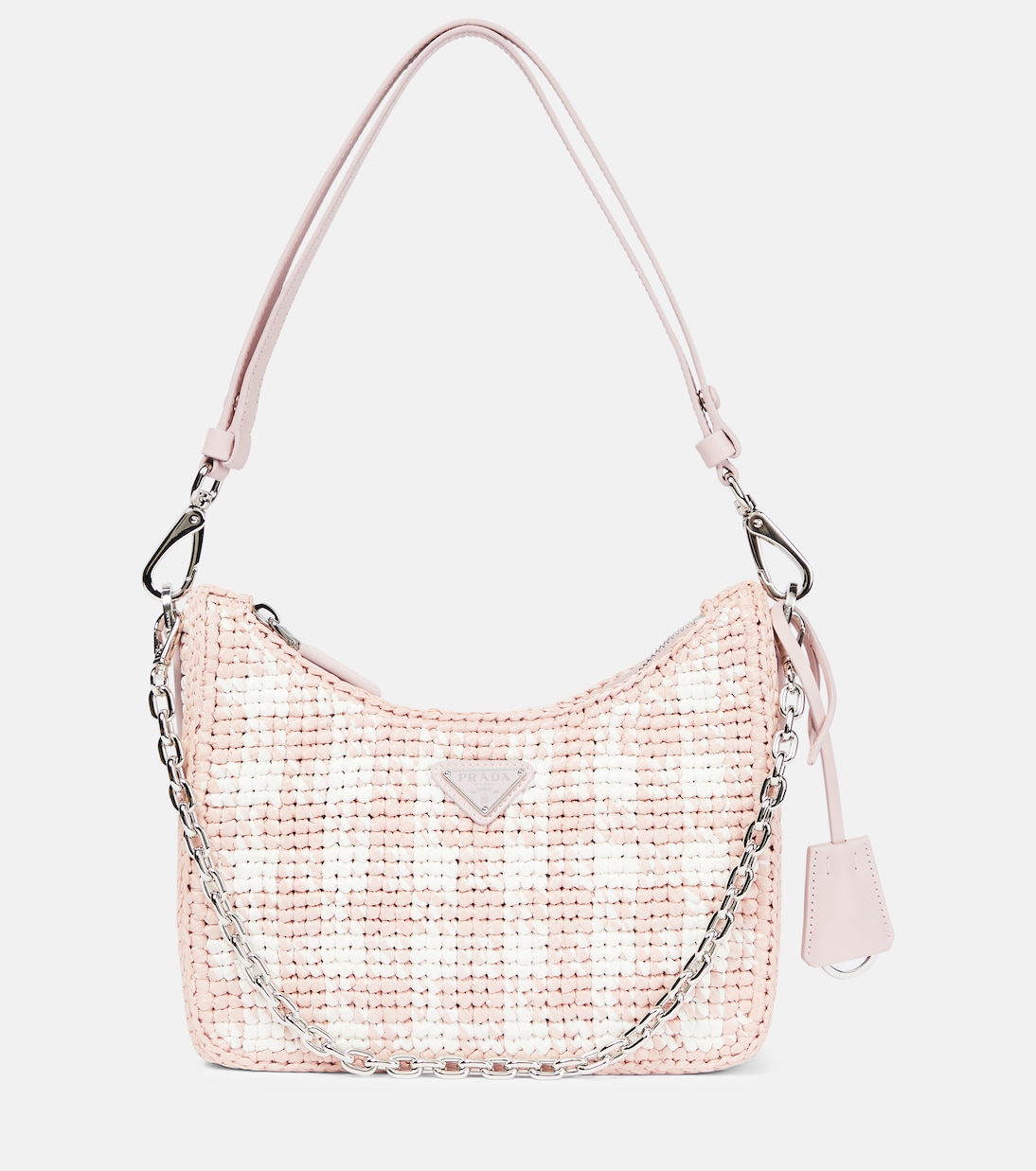 Borsa a spalla Re-edition in crochet | Prada