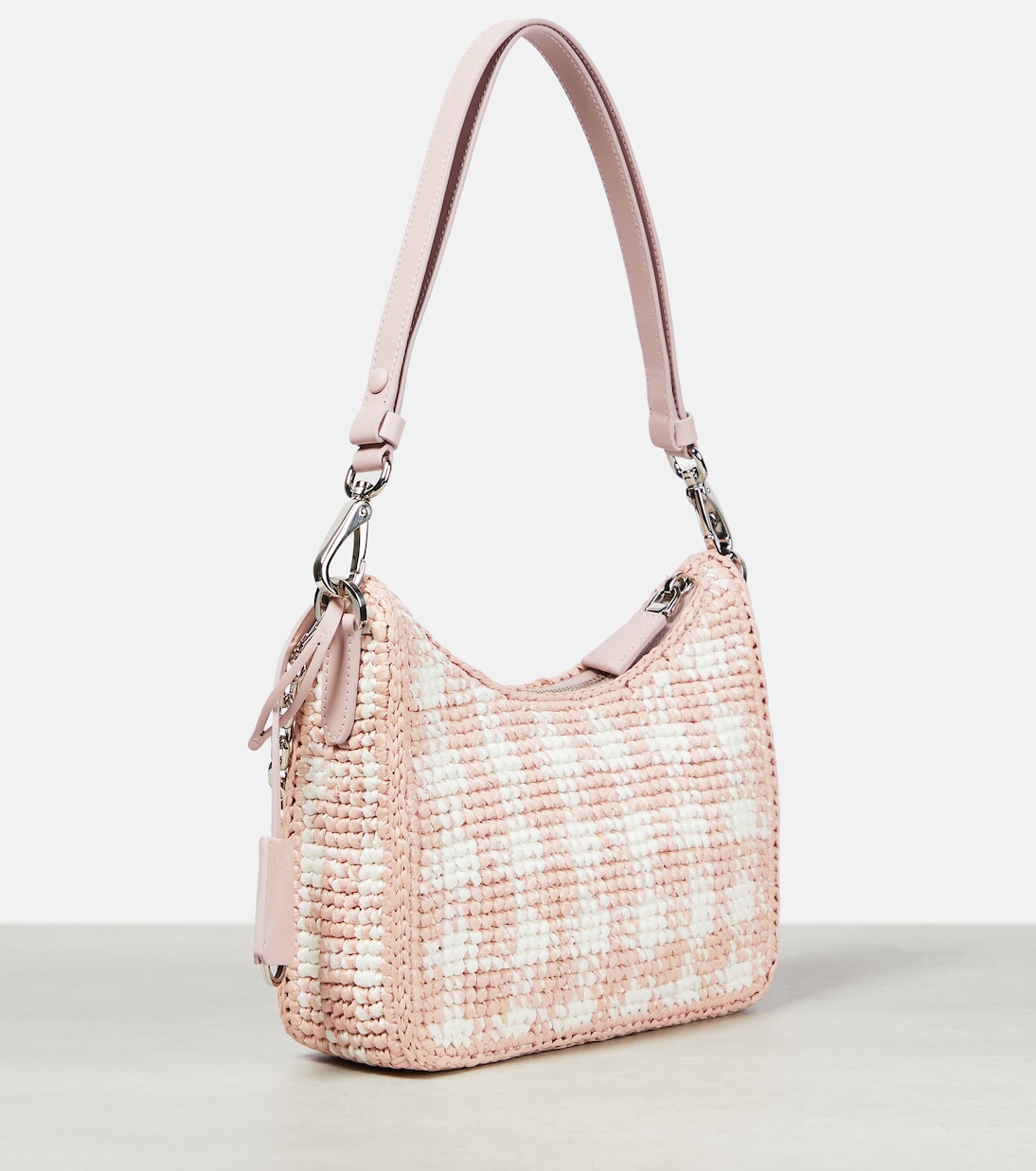 Borsa a spalla Re-edition in crochet | Prada