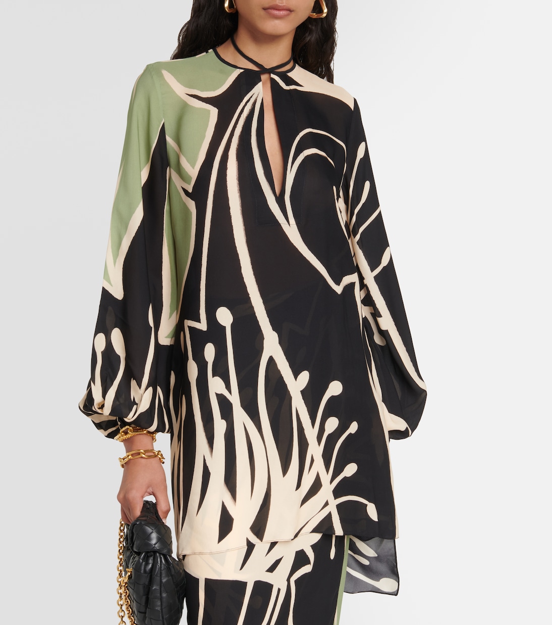 Bedruckte Bluse aus Seiden-Georgette | Johanna Ortiz