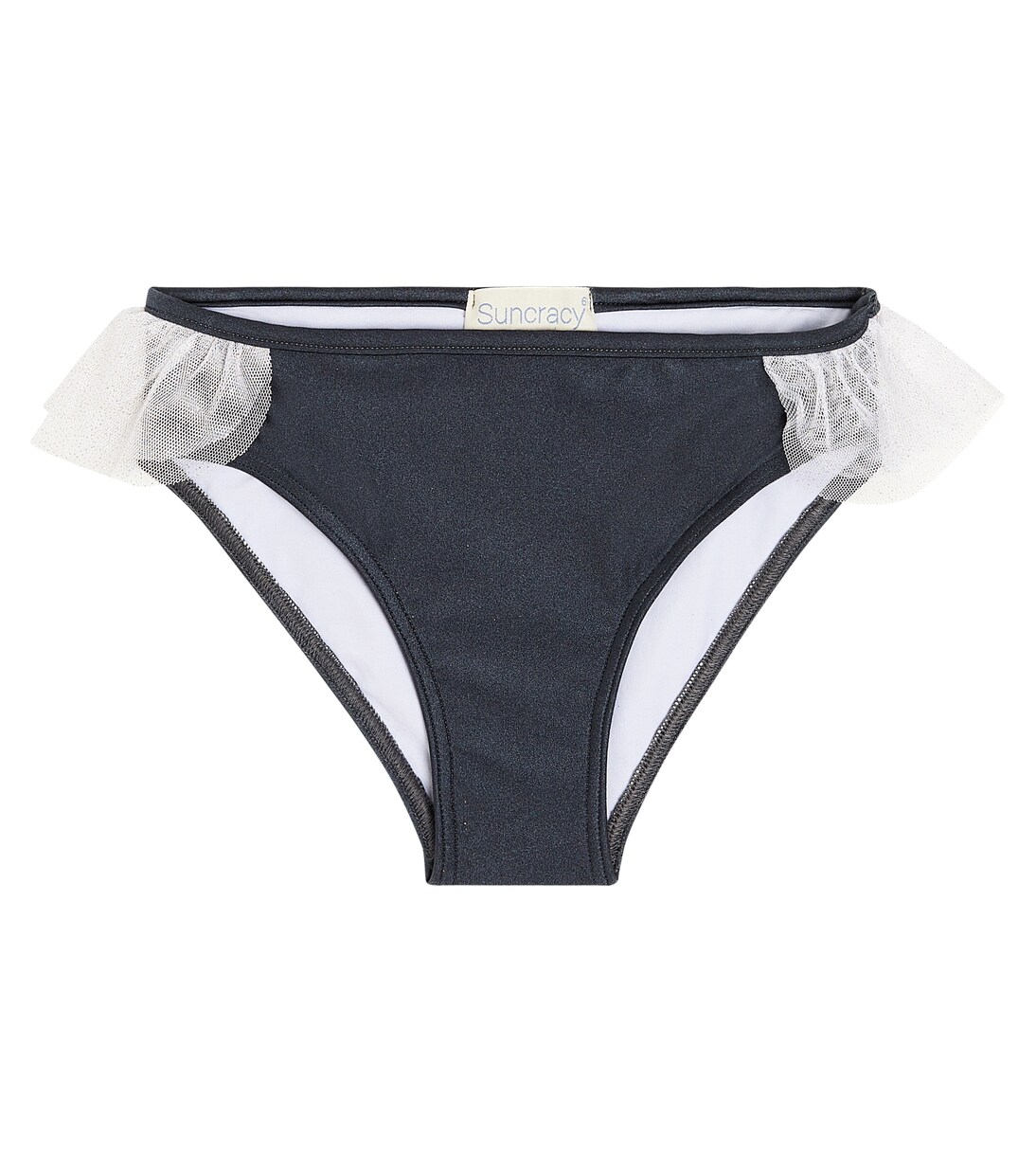 Saladeta tulle-trimmed bikini bottoms | Suncracy