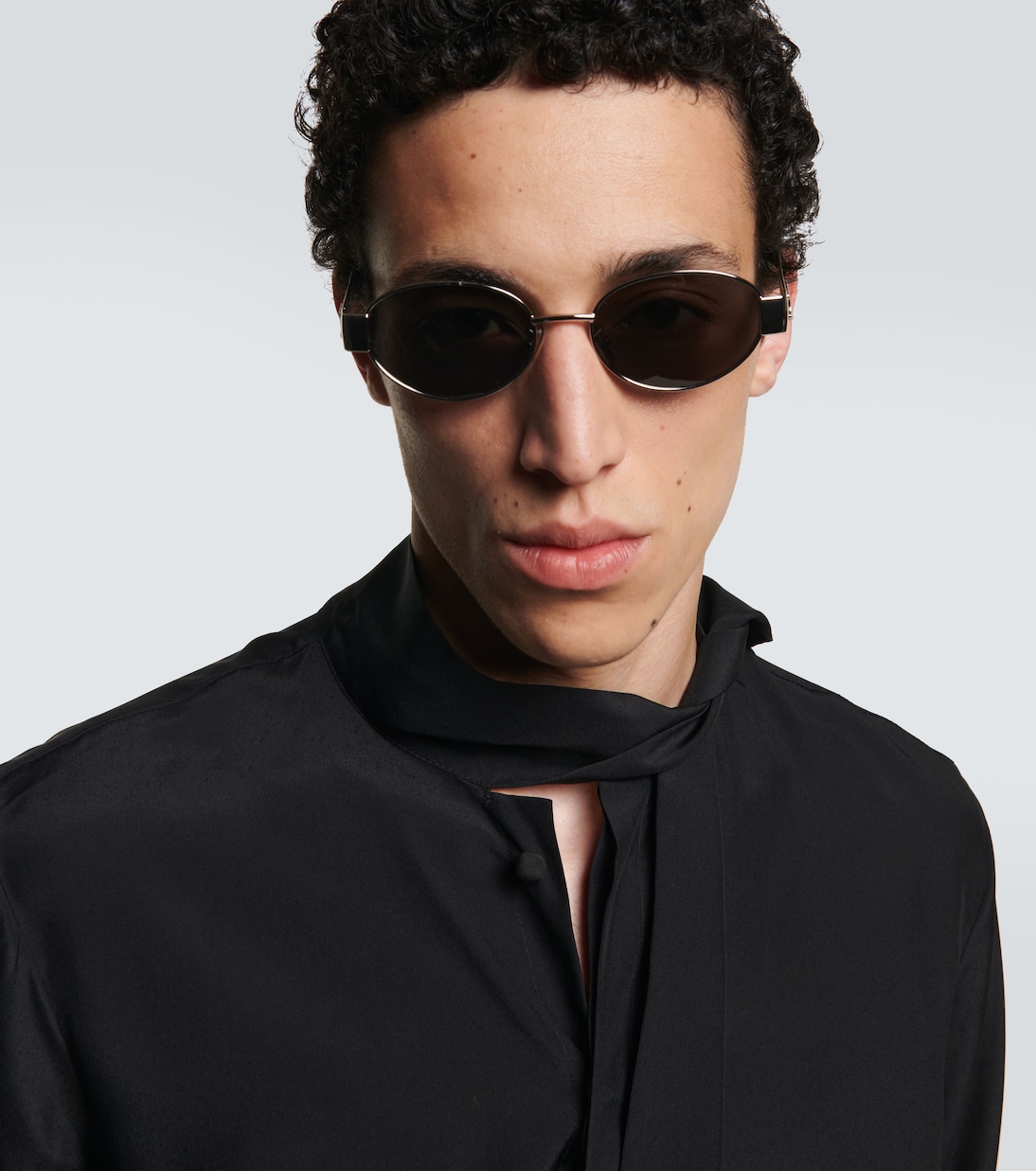Triomphe 01 oval sunglasses | Celine Eyewear