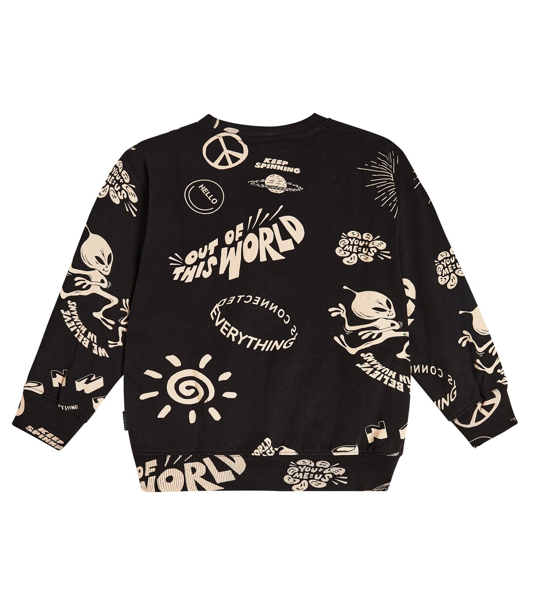 Monti printed cotton jersey sweatshirt | Molo