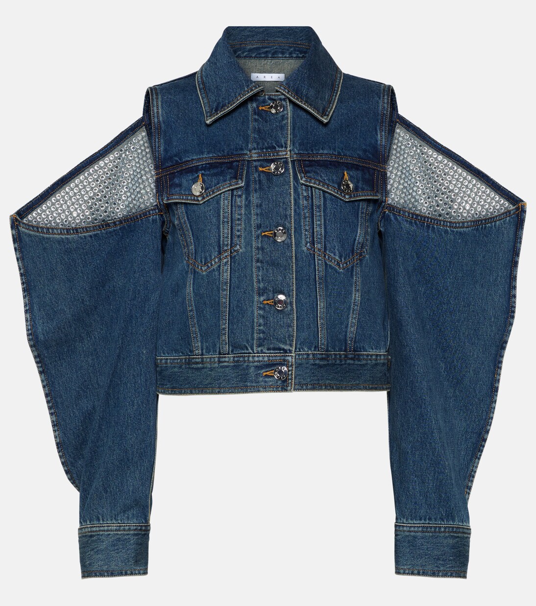 Verzierte Jeansjacke | Area