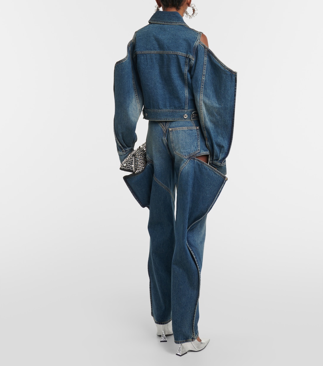 Verzierte Jeansjacke | Area