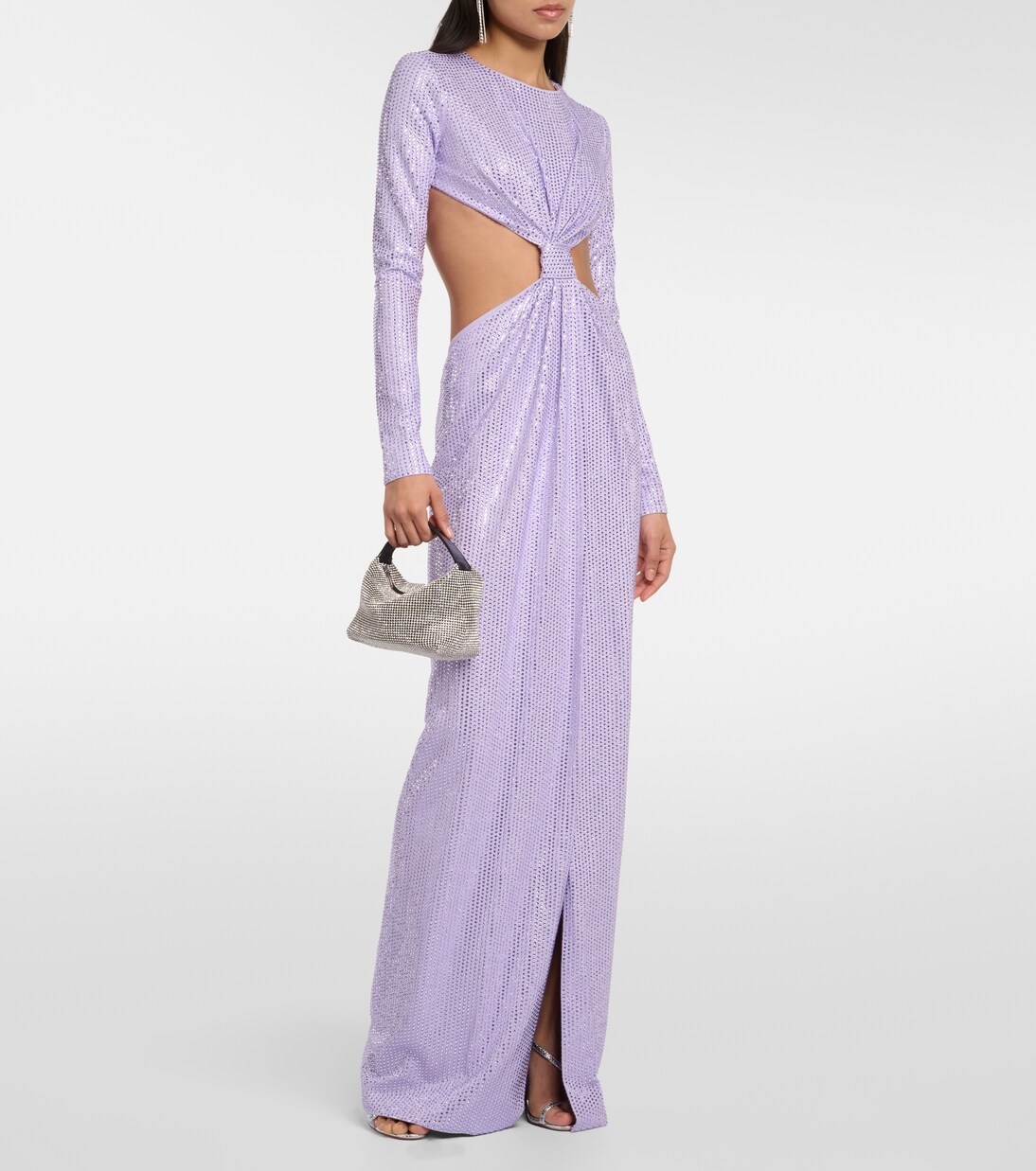 Robe aus Jersey mit Kristallen | Area