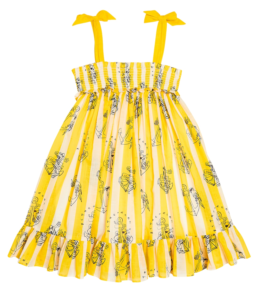 Alight striped cotton dress | Zimmermann Kids