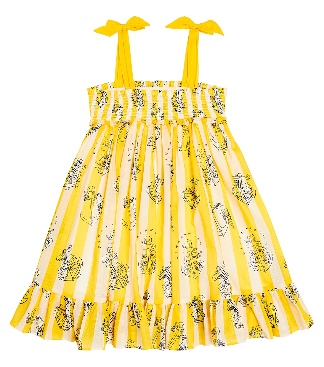 Alight striped cotton dress | Zimmermann Kids