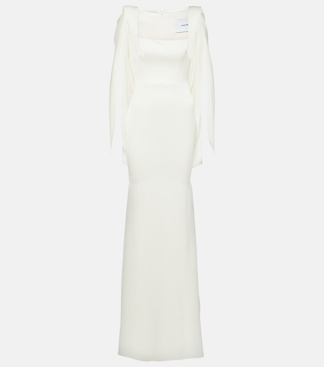 Robe longue de mariée Portrait en satin | Alex Perry