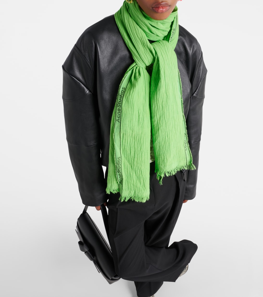 Bufanda de algodón y lino | Acne Studios