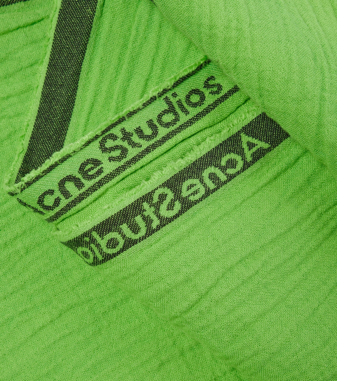 Bufanda de algodón y lino | Acne Studios