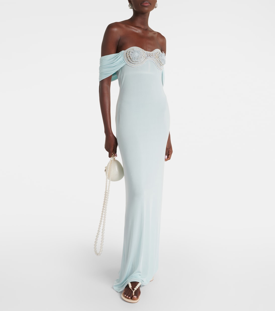 Off-Shoulder-Maxikleid | Magda Butrym