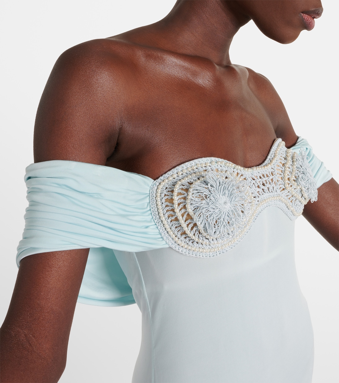 Off-Shoulder-Maxikleid | Magda Butrym